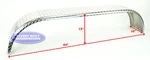 (qty 2)- Boat Trailer Aluminum Diamond Plate Tandem Axle Fenders 10" 64" 13". Fixed Price $222.76.