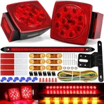 Boat Led Trailer Lights Kit And Bar With Wiring Harness Combined Stop, .... Fixed Price $61.40.