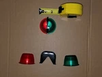 Nos Stratolite Sae #53 Boat Bow Auto Trailer Light Set Red/green Plastic Lenses. Fixed Price $7.99.