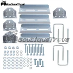4 8" Galvanized Swivel Top Bunk Bracket Kit With Hardware Boat Trailer 3X3. Fixed Price $38.27.