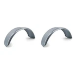 (qty 2) Galvanized Boat Trailer Fenders Single Axle 8 27 1/2 11. Fixed Price $92.67.