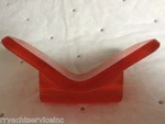Boat Trailer Bow V Stop Stoltz 122 RP404 4" Hole 1/2" Non Marking Hd Amber. Fixed Price $32.95.
