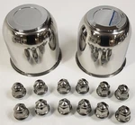 2-PACK Trailer Wheel Lug Sets Stainless Hub Cover 12 Capped Nuts 3.75 Center. Fixed Price $45.22.
