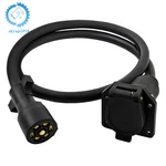 Trailer Camper Rv Truck 7 Way 4 Foot Extension Cord Round Plug Towing. Fixed Price $23.88.