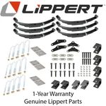 Lippert Triple Axle Kit 1.75" Tube, 33" Spacing, 25-1/2" 1750LB Leaf, Std Eq. Fixed Price $579.99.