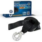 Wavesrx Jet Ski Trailer Winch Strap With Stainless Steel 2"X20', Black. Fixed Price $64.95.