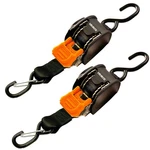 Cargobuckle Mini G3 Retractable Tie-down W/ Dual S-hooks 1" X 72" Pair F111.... Fixed Price $71.97.