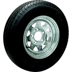 Seachoice 14 Inch Bias Tire And Wheel Assembly 5 Stud, Galvanized Spoke. Fixed Price $227.15.
