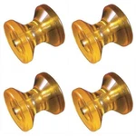 4-PACK Marpac Tough Guy 7-1566 Boat Trailer 3" Bow Stop Roller Poly Non-marrin. Fixed Price $30.35.