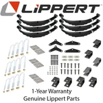 Lippert Triple Axle Kit 1.75" Tube, 35" Spacing 3,500 Lb 24-7/8 Springs, Long Eq. Fixed Price $814.99.