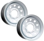 Ecustomrim 2-PACK Heavy Duty Trailer Wheel Inch 16X6 8 Lug White Modular. Fixed Price $145.99.