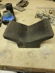Tie Down V Bow Stop 86491 For Boat Trailer. Solid Rubber.. Fixed Price $7.00.