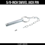 Curt Replacement 5/8 Inch Swivel Trailer Jack Pin 28935. Fixed Price $22.99.
