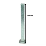 95-08308 2" X 11 Gauge Galvanized Steel Boat Trailer Winch Post 24" Tall. Fixed Price $78.14.