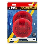 Optronics RVSTL10 Series 5.9" Red Round Surface Mount Led Combination Lights. Fixed Price $48.72.