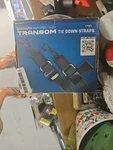 2 Pack Boat & Pontoon Trailer Transom Straps 48" Marine Tie Downs Adjustable. Fixed Price $35.00.