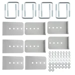 (8) 8" Galvanized L-type Bunk Bracket Kit For Boat Trailer Fits 3X3, Heavy Duty. Fixed Price $89.99.