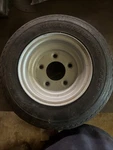 Tredit 4.80-8 Eco St Trailer Tire 6 Ply Load Range W/ 5 Lug Rim. Fixed Price $50.00.