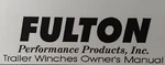 Fulton Trailer Winch 1 & 2 Speed Models Owner Operators Manual Parts Catalog. Fixed Price $32.99.