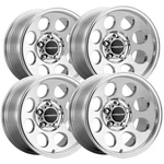 (set Of 4) Vision 56VT Midway Trailer 15X6 5X4.5" +0MM Polished Wheels Rims. Fixed Price $688.96.