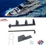 New 3 Boat Deep ''v'' Trailer Steps Heavy Duty W/ Handle. Fixed Price $129.64.