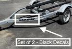 Karavan Replacement Trailer Decal Stickers - Set Of 2 18 Black Boat Utility. Fixed Price $19.95.