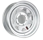Ecustomrim Trailer Wheel 15X6 Inch Lug On 5.5 Center Galvanized Spoke. Fixed Price $93.74.