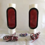 Boat Trailer Incandescent Pipe Light Kit For 2" Pvc Upright Guide Poles Sealed. Fixed Price $64.88.