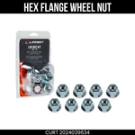 Curt Hex Flange Wheel Nut 5/8 Inch 18 Retail Packaging 2024039634. Fixed Price $48.99.