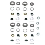 4 Sets Trailer Bearing Kit For 3,500 Lb Axles With Dust Caps And Castle Nuts. Fixed Price $39.99.