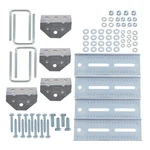 Set Of 4 Boat Trailer 2X3 Galvanized Swivel Top Bunk Bracket Kit 8" W/ Hardware. Fixed Price $37.38.