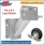 Spare Tire Mount, 120LBS Carrier For Trailer,fits 4 & 5 Lug Wheels. Fixed Price $31.22.