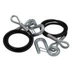 C.e. Smith Safety Cables - 5000LB Capacity Pvc Coated Pair. Fixed Price $59.51.