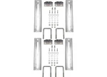 Extreme Max 3006.7049 10" Galvanized Swivel-top Bunk Bracket For 3X3 Trailer 4PK. Fixed Price $78.44.