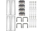 Extreme Max 3006.7032 10" Galvanized Swivel-top Bunk Bracket 1.5X3" Trailer 4PK. Fixed Price $78.17.
