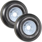 2-PACK Trailer Tire Rim Assembly 5.70-8 570-8 Inch Load Lug White Wheel. Fixed Price $119.99.