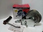 American Power Pull Trailer Winch AG590 1500LB Capacity 30' Strap Zinc Plated. Fixed Price $59.00.