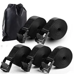 5PACK Cam Buckle Tie Down Straps, 1" X 8 Ft Heavy Duty Lashing Secure A.... Fixed Price $24.78.