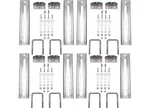 Extreme Max 3006.7052 10" Galvanized Swivel-top Bunk Bracket For 3X3 Trailer 8PK. Fixed Price $113.16.