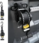 2 Pack Marine Retractable Transom Tie Down 1500LBS Boat Trailer Heavy Duty Strap. Fixed Price $30.99.