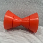 New 4" Boat Trailer Bow Roller Assembly With Spoke Fits 1/2" Shaft Marine. Fixed Price $35.00.
