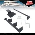 Heavy-duty Boat Deep ''v'' Trailer Steps With Handle For Universal New. Fixed Price $127.95.