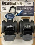 Ratcheting Transom Tie Down Straps By Boat Trailer Buckle 2500LB Break Strength. Fixed Price $82.99.