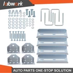 Labwork 8" Galvanized Swivel Top Bunk Bracket Kit 4PCS For Boat Trailer 2X3. Fixed Price $34.82.