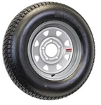 Trailer Tire Rim Assembly ST205/75D14 Inch Load Lug Silver Spoke Wheel. Fixed Price $113.99.