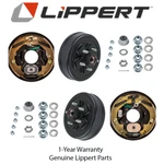 Lippert 3500 10X2 Self-adjust Brake Kit (r+l) Greased Hubs & Nuts 1YR Warranty. Fixed Price $340.99.