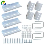 Galvanized Swivel Top Bunk Bracket Kit 8" For Boat Trailer 2X3 W/ Hardware. Fixed Price $37.33.