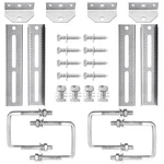 Racewill 4 Pack Boat Trailer Bunk Brackets: 12" Bracket, Chrome. Fixed Price $93.12.