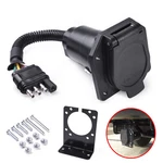 Flat 4 Pin 7 Way Blade Rv Trailer Plug Adapter Tow Truck Light Wire Connector. Fixed Price $17.91.