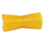 Tie Down Engineering Yellow Polyvinyl V-shaped Keel Roller For 5/8" Shaft. Fixed Price $23.08.